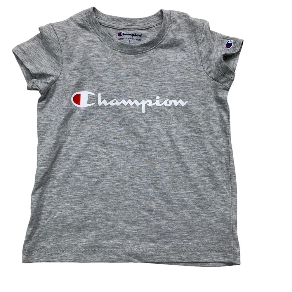 Champion Little Girls Classic Script Graphic T-shirt Size 5